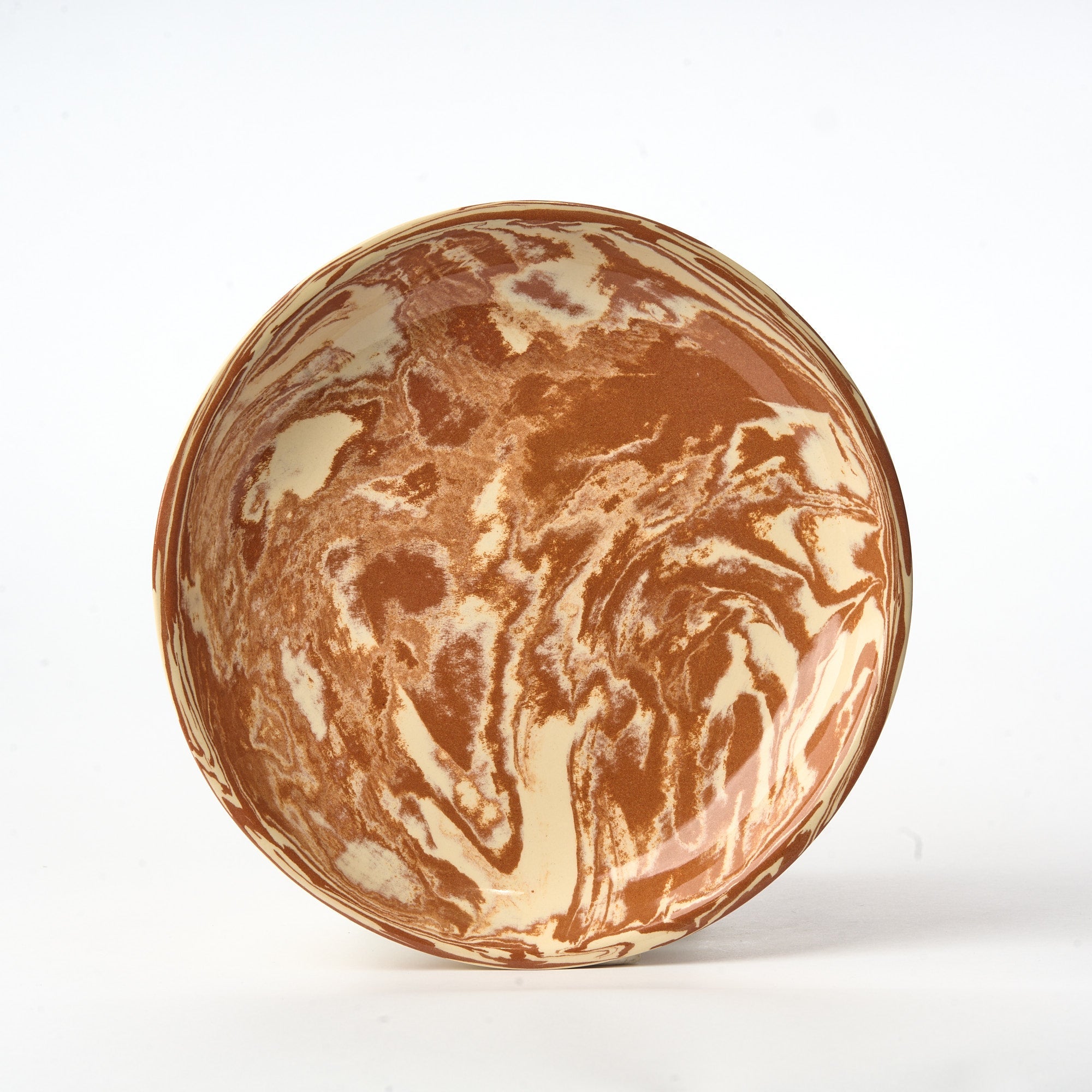 La Collection Romeo - L'Assiette Creuse Terracotta Paesina