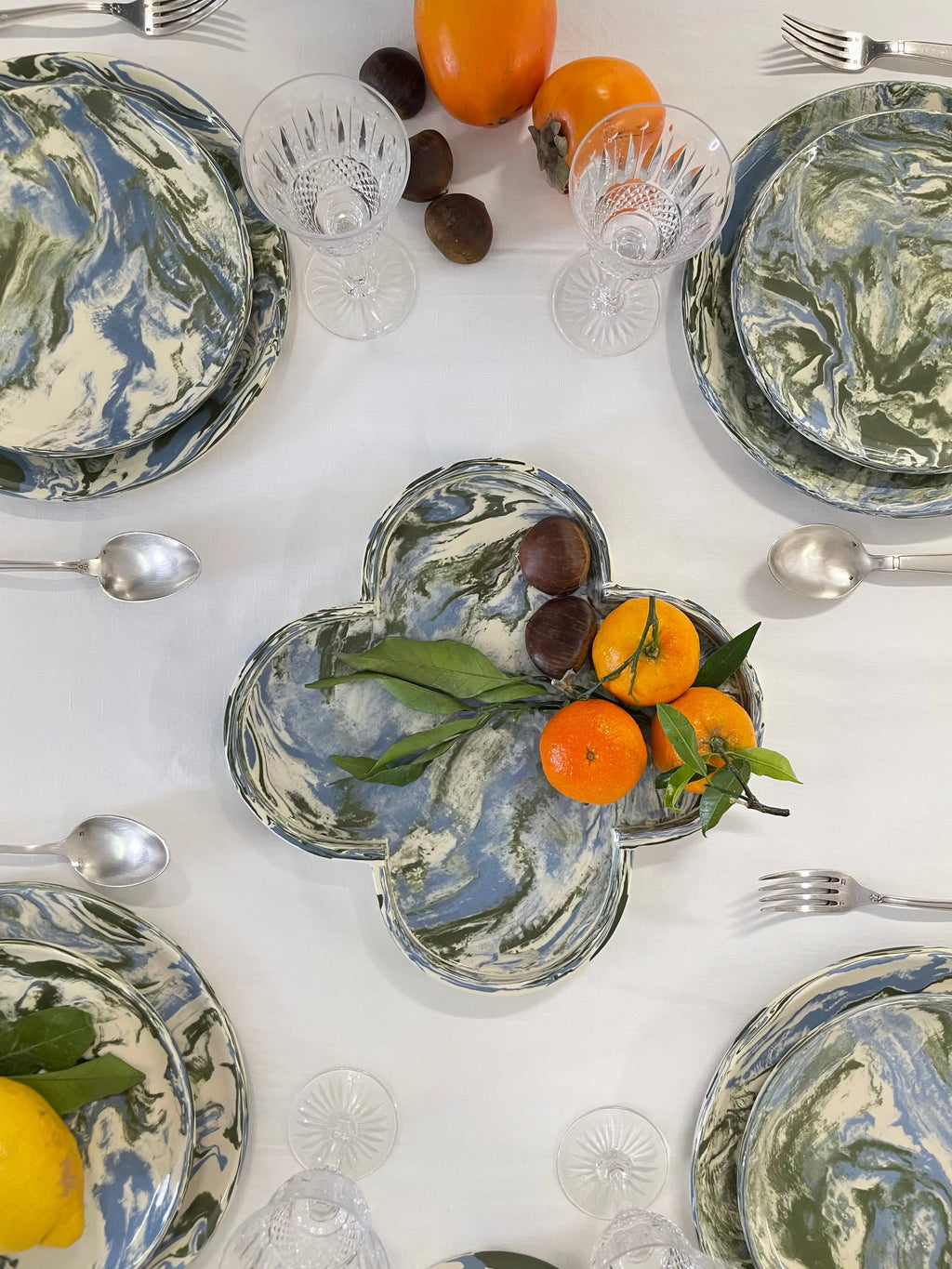 Collection Garance - L'Assiette de présentation Paesina