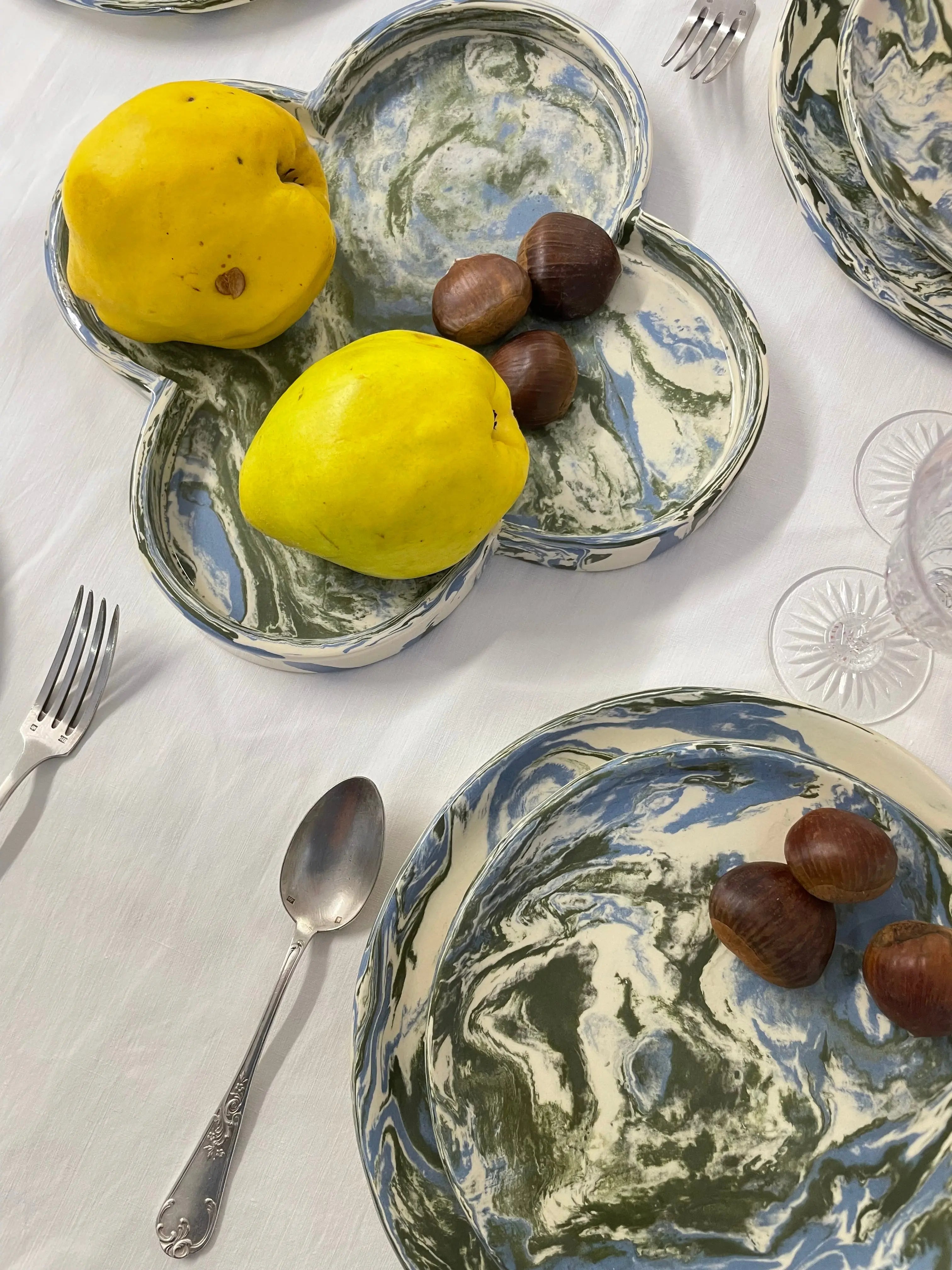 Collection Garance - L'Assiette de présentation Paesina