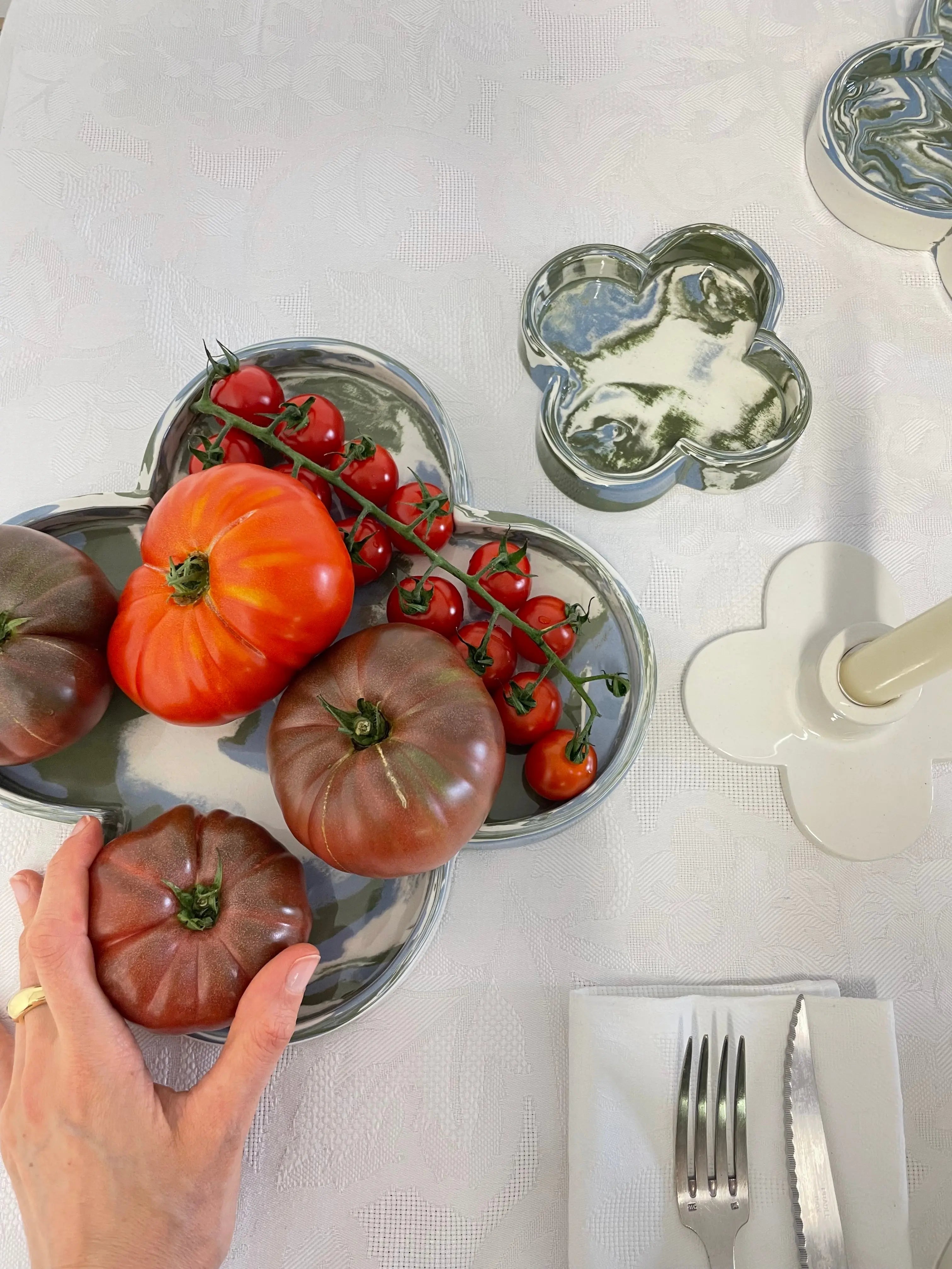 Collection Garance - L'Assiette de présentation Paesina